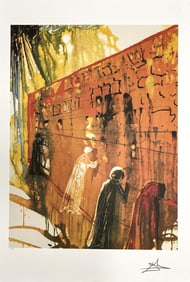 Salvador Dali, (After), 'Wailing Wall', Limited Edition Lithograph