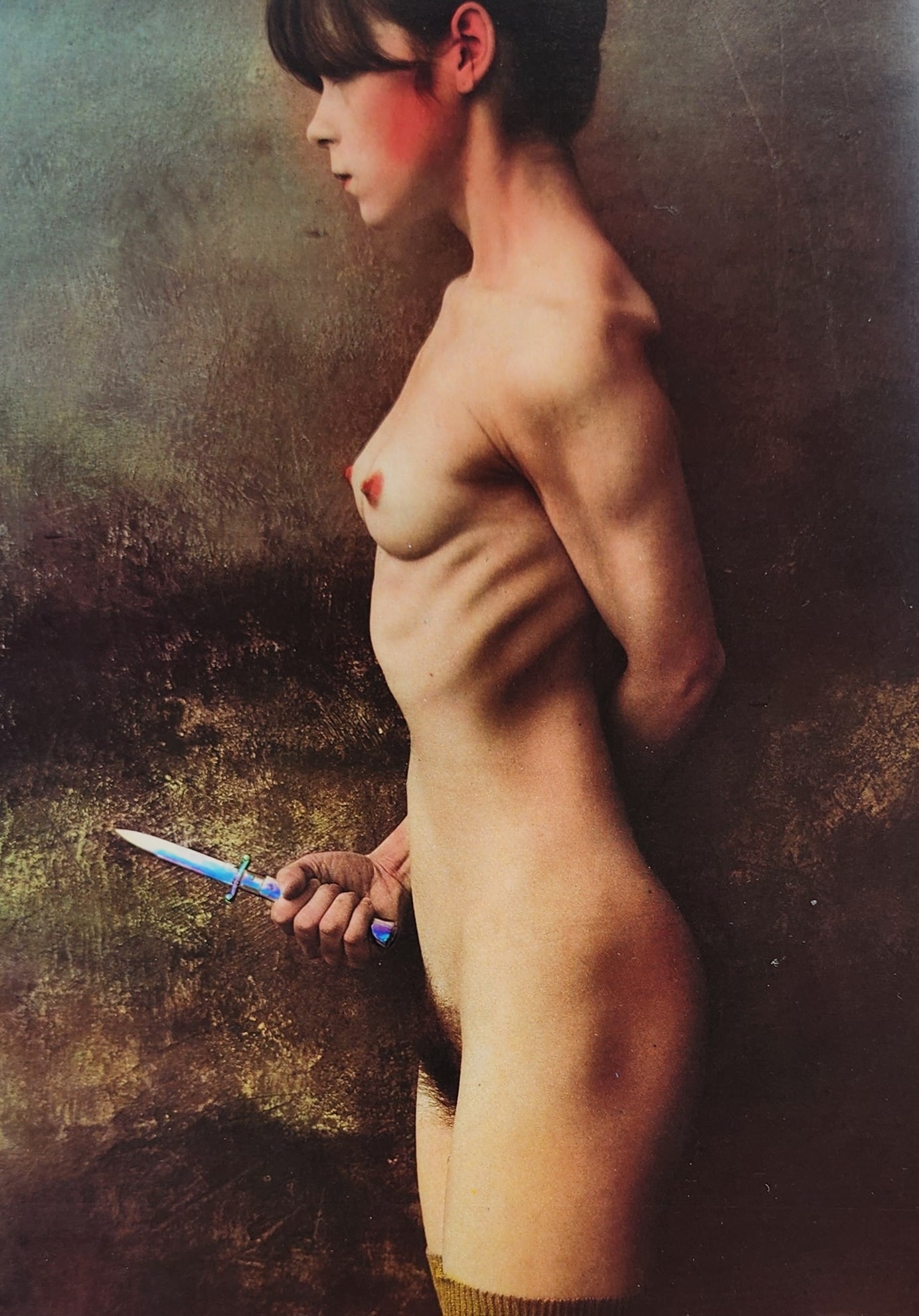 Jan Saudek, Erotic nude - 1998: Photographer: Jan Saudek is an art photographer and painter. Saudek's art work represents a unique technique combining photography and painting. In his country of origin, Czechoslovakia, Saudek was co