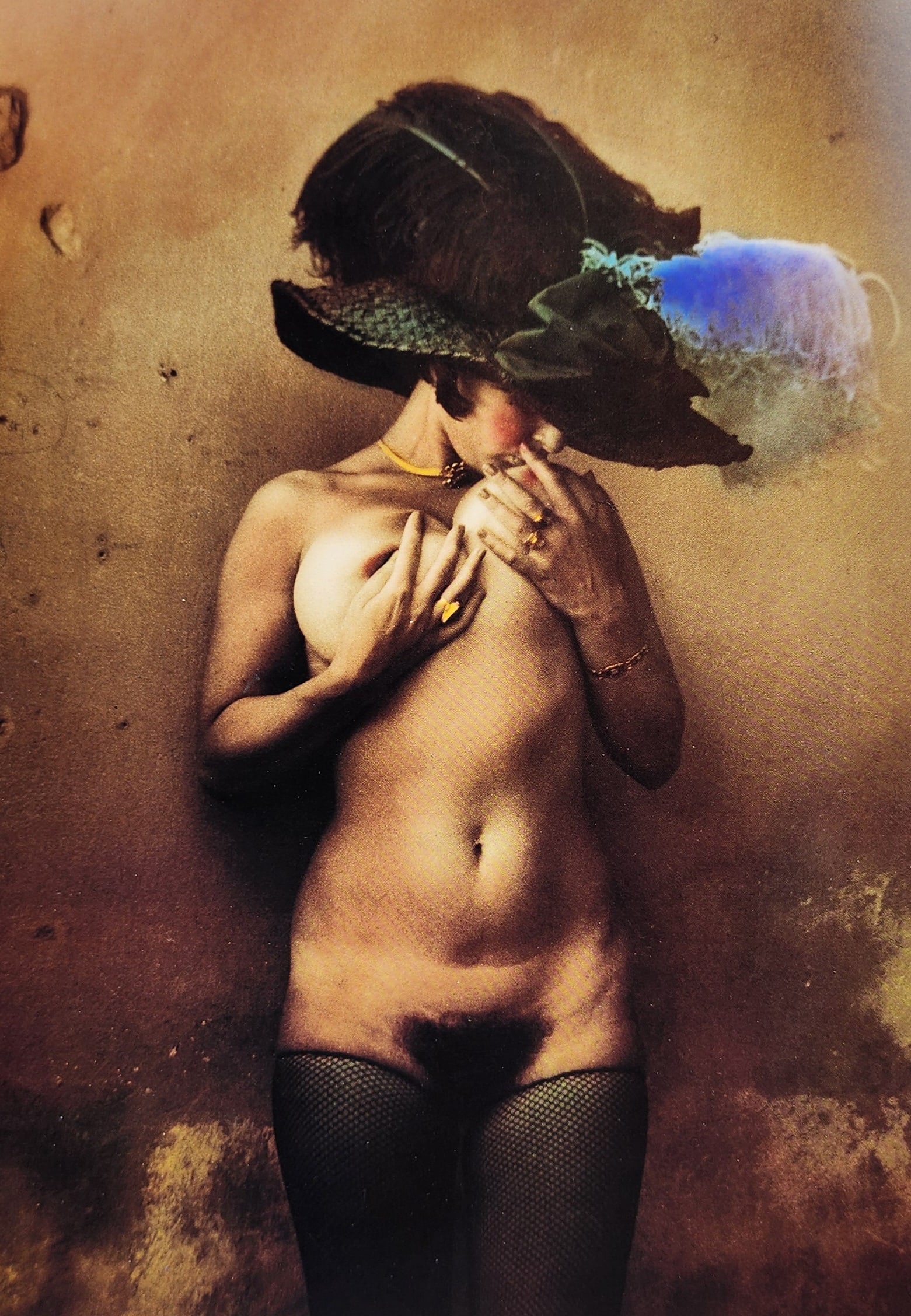 Jan Saudek, Erotic nude - 1998: Photographer: Jan Saudek is an art photographer and painter. Saudek's art work represents a unique technique combining photography and painting. In his country of origin, Czechoslovakia, Saudek was co