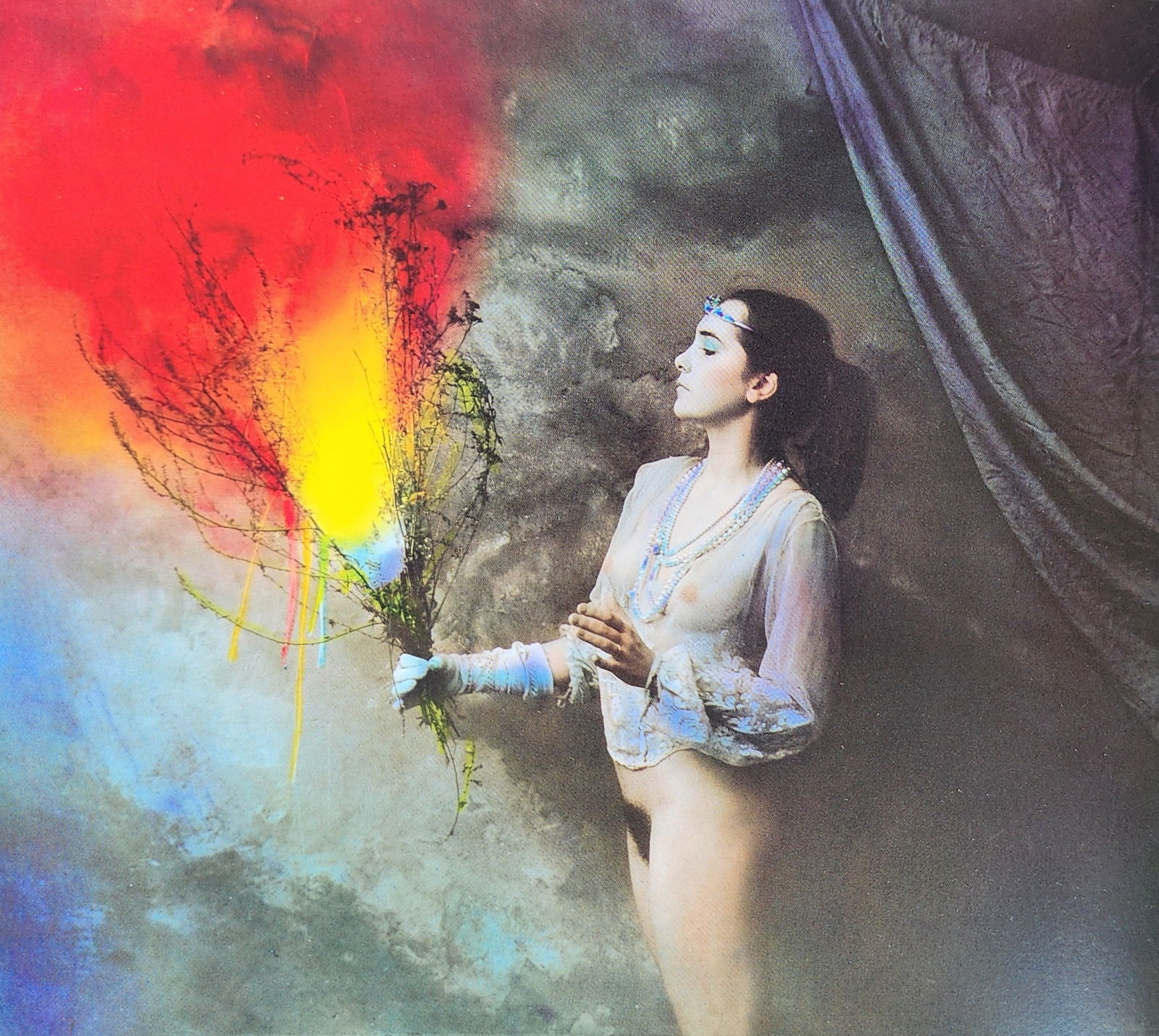 Jan Saudek, Erotic nude - 1998: Photographer: Jan Saudek is an art photographer and painter. Saudek's art work represents a unique technique combining photography and painting. In his country of origin, Czechoslovakia, Saudek was co