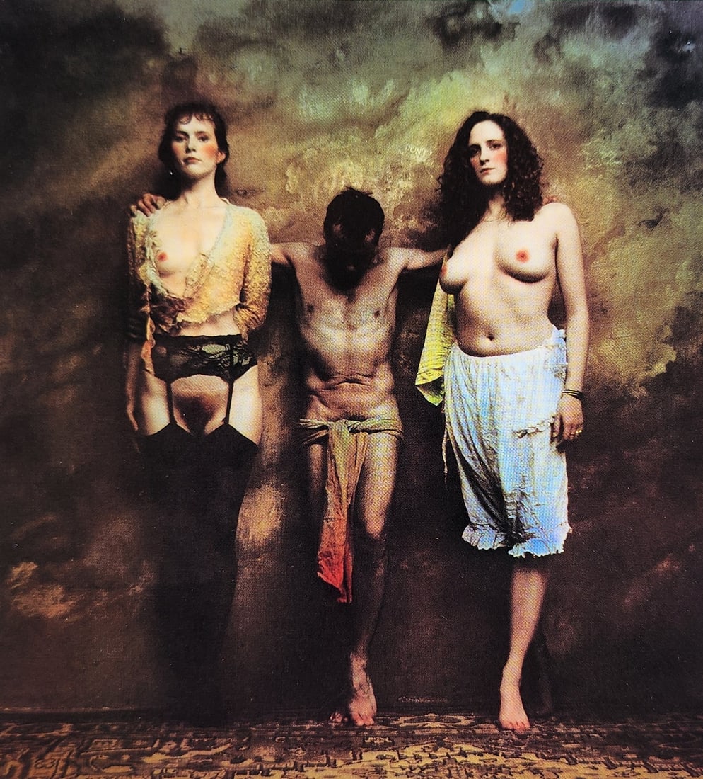 Jan Saudek, Erotic nude - 1998: Photographer: Jan Saudek is an art photographer and painter. Saudek's art work represents a unique technique combining photography and painting. In his country of origin, Czechoslovakia, Saudek was co