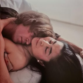 Allen Tannenbaum, John and Yoko on bed, 1980