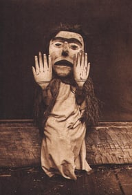 Edward S. Curtis, PLATE 34 (A Forest Spirit, The Bringer of Confusion), CA, 1914