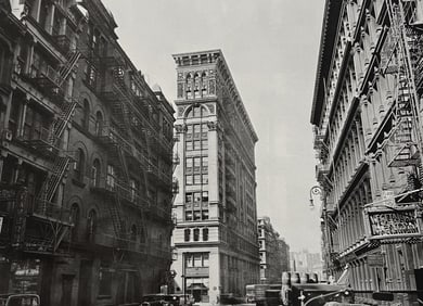 Berenice Abbott, Broadway Near Broome Street, 1930s