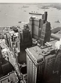 Berenice Abbott, Broadway To The Battery, 1930s