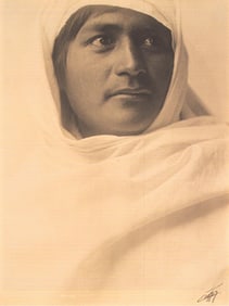 Edward S. Curtis, PLATE 40 Tapa, Antelope Warrior Taos, 1905