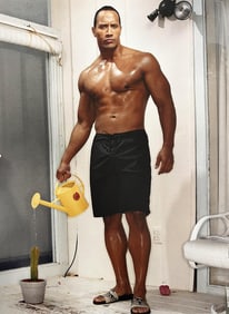 Martin Schoeller, Dwayne Johnson, Malibu, CA, 2008