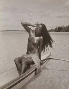 Adolphe Sylvain, Untitled, 1946 - 14: Photographer: Adolphe Sylvain - 1920-1991, was a French-Tahitian photographer, best known for his black-and-white photographs of Tahiti and Tahitian models. Subject/Title: Tahiti Date Of Negative: 194