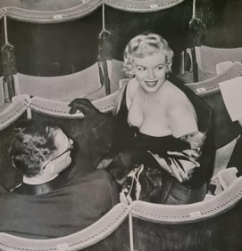 Marilyn Monroe, Attending black tie opening of A View From the Bridge, 1956