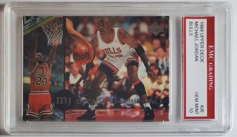 Michael Jordan Upper Deck Card 1994 Gem Mint 10