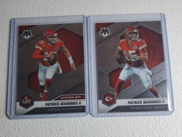 Patrick Mahommes II Lot of 2 Mosaic 2021 Cards
