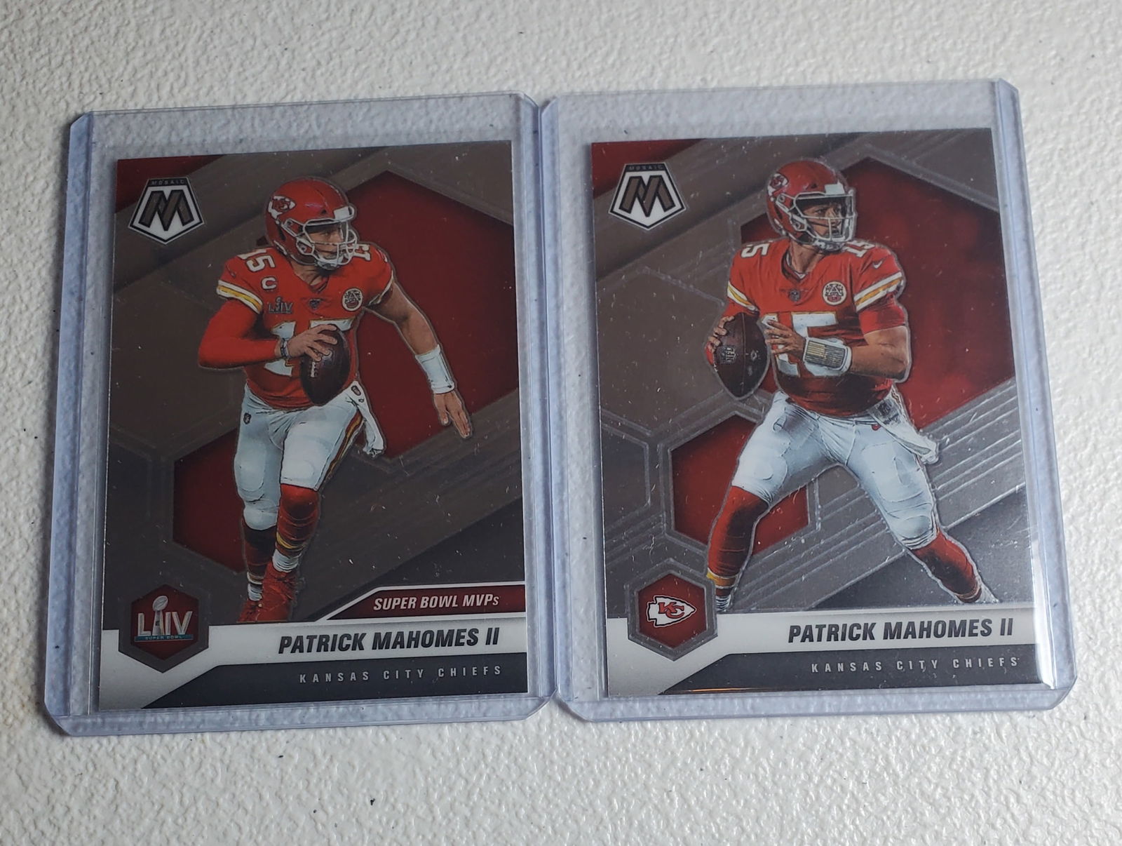 Patrick Mahommes II Lot of 2 Mosaic 2021 Cards: Patrick Mahommes II, Kansas City Chiefs, Lot of 2 Mosaic 2021 Cards