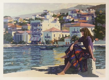 Howard Behrens 'Grecian Harbour'