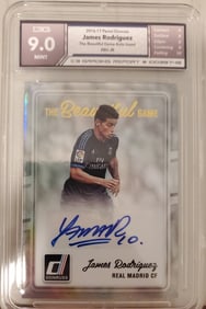 James Rodrigues 2016 Hand Signed Card Gem Mint 9