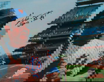 Willie Mays, Jets, Hand-Signed Authenticated Picture, 4"x6"