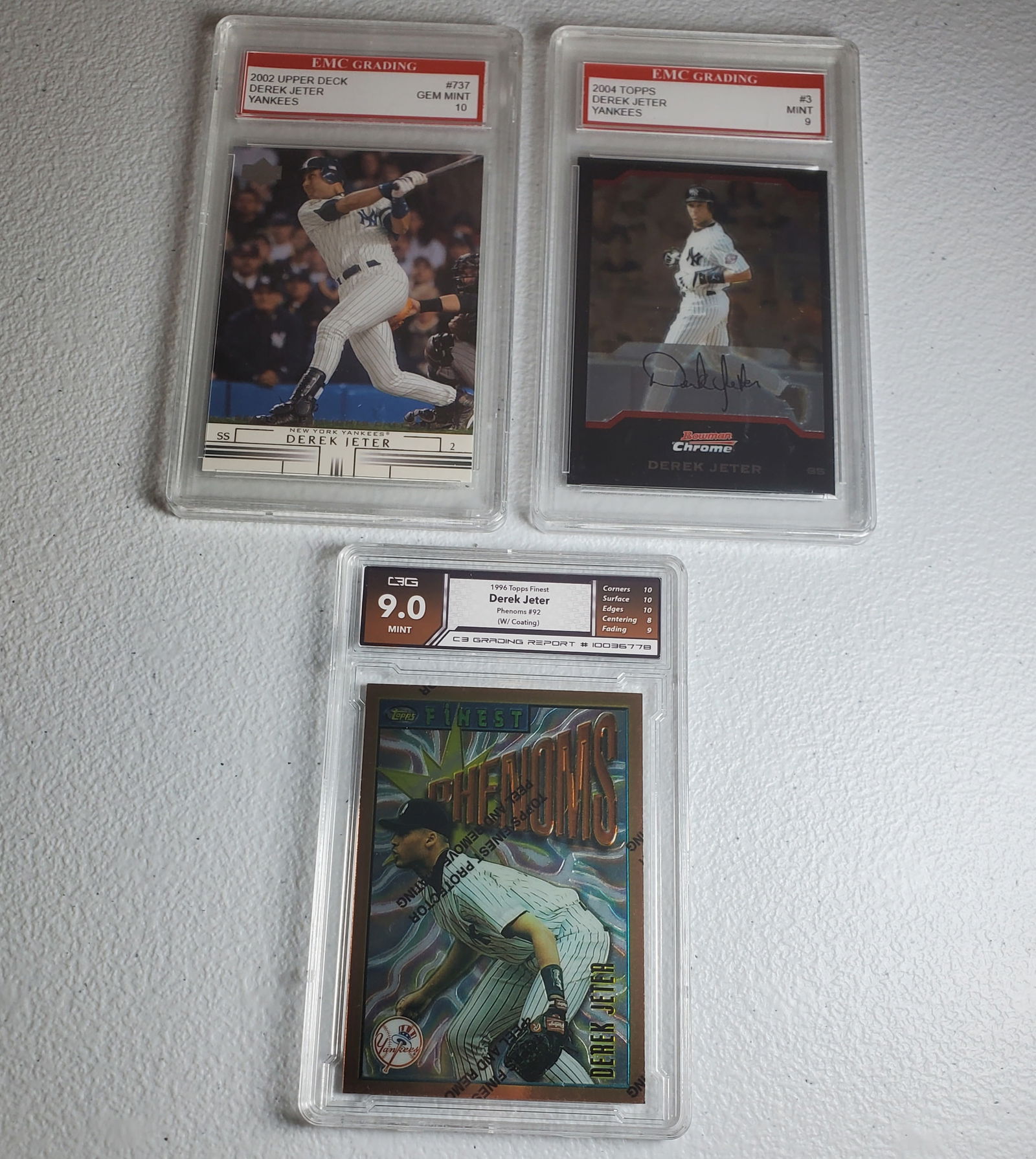 Derek Jeter Baseball Card Lot includinga Topps Rookie (1 of 1)