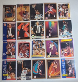20 Basketball Cards Lot of Superstars & Coaches