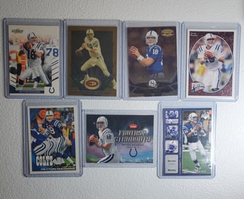 Peyton Manning Football Card Lot of 7