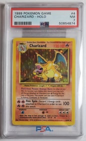 Charizard Holo 1999 PSA 7 Pokemon Card