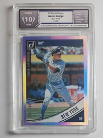 Aaron Judge, 2018 Panini Donruss 202/340, Gem Mint 10