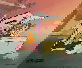 Hanna-Barbera, 'Flintstone's Family Outing', Limited Edition Animation Cel