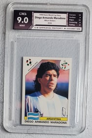Diego Armando Maradona 1994 Panini World Cup Story Gem Mint 9
