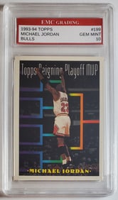 Michael Jordan Topps Card Gem Mint 10