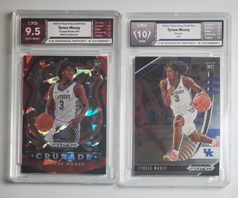 Tyrese Maxey Rookie Cards Gem Mint 10 & 9.5