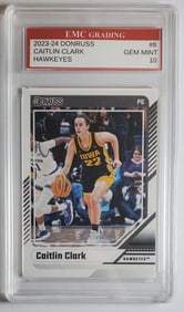 Caitlin Clark Donruss #8, Rookie, Gem Mint 10