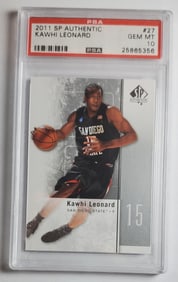 Kawhi Leonard Rookie PSA 10 SP Authentic