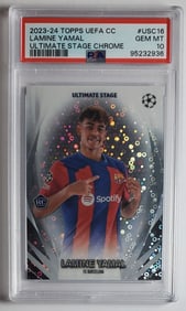 Lamine Yamal Rookie 2023 Topps Gem Mint 10