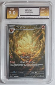 Ninetales Full Art 2023 Pokemon Card, Gem Mint 9