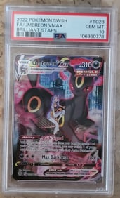 Umbreon VMAX Full Art Holo 2022 PSA 10