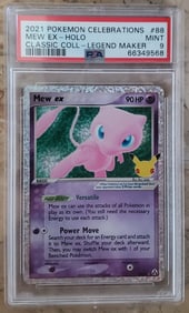 MEW EX Holo 2021 PSA 9