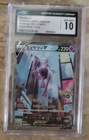 Mewtwo Full Art Japanese Holo 2022 CGC 10