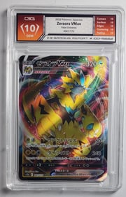 Zeraora Vmax Full Art Holo Gem Mint 10