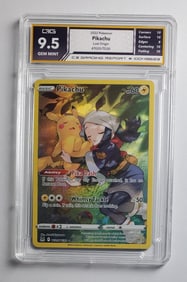 Pikachu Lost Origins Full Art Holo Gem Mint 9.5