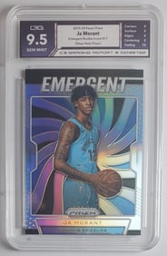 Ja Morant  Rookie Silver Holo Prizm Gem Mint 9.5