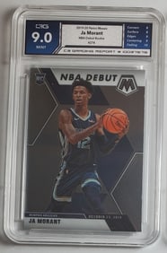 Ja Morant Rookie Panini Mosiac Gem Mint 9