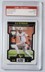 CJ Stroud Rookie Card Gem Mint 10