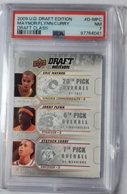 Steph Curry Mulitplayer Rookie Card PSA 7