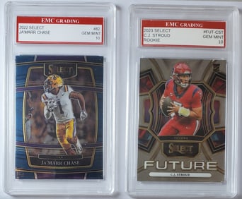 Ja'marr Chase & C.J Stroud Rookie Cards Gem Mint 10