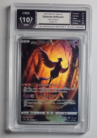 Galarian Articuno Japanese Holo Gem Mint 10