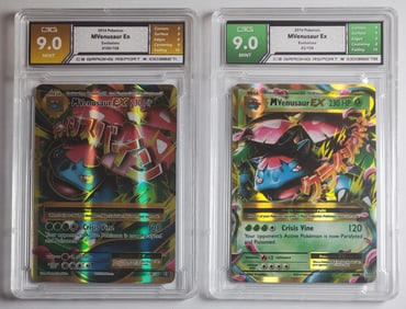 Mvenusaur Ex Holo 2 Pack of 2016 Pokemon Cards Gem Mint 9
