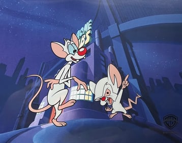 Warner Bros, 'Pinky & The Brain', Limited Edition Animation Cel