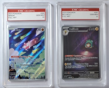Minior & Bellibolt Full Art Holo Cards Gem Mint 10