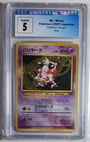 Mr. Mime Japanese Pokemon CGC 5 Mint