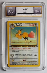 Dodrio 1st Edition Pokemon Card 1999 Gem Mint 9.5