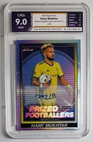 Hany Mukhtar Auto 33/49 Topps Finest Gem Mint 9