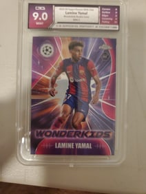 Lamine Yamal Rookie 2023 Topps Gem Mint 9